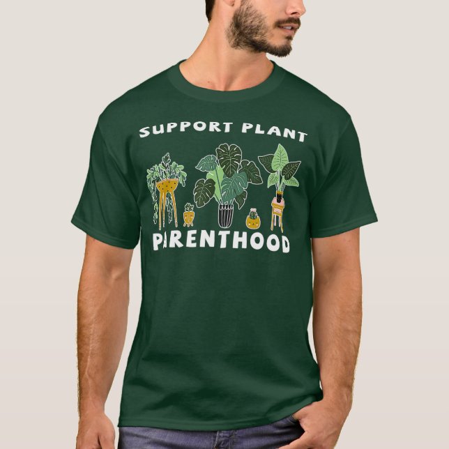 Gartenunterstützung Pflanze Kindergarten Pflanze G T-Shirt (Vorderseite)
