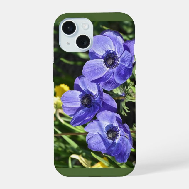 Gartenveilchenblumen iPhone15 Hülle iPhone 15 Hülle (Rückseite)