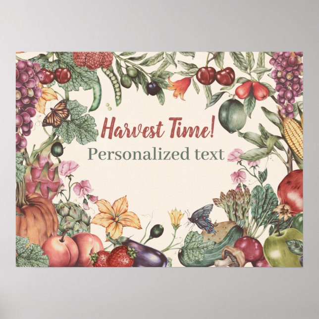 Gartenveranstaltung Poster (Vorne)