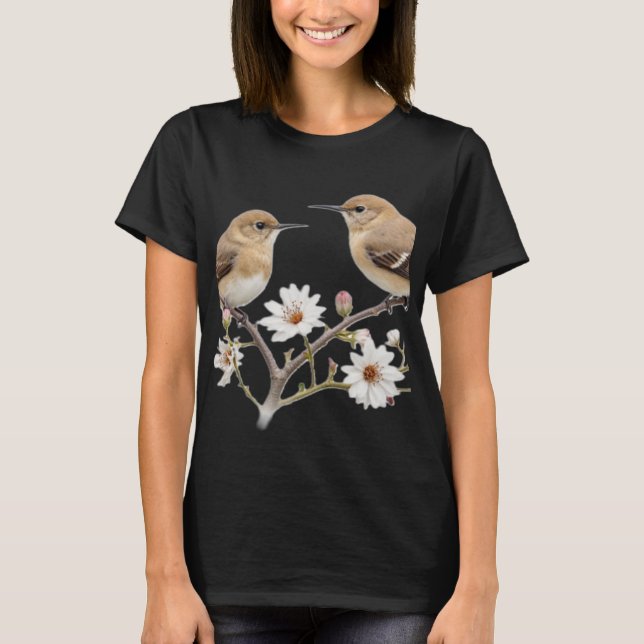 Gartenvögel T-Shirt (Vorderseite)
