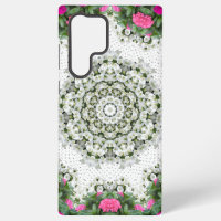 Gartenwasserbrunnen Rosa Blume Mandala Design