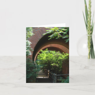 Gartenweg-freier Raum notecard Karte