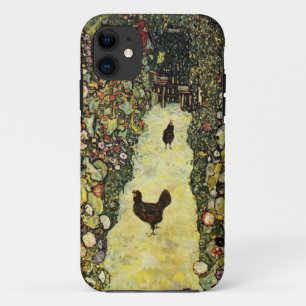 Gartenweg Gustav Klimt mit Hühnern Case-Mate iPhone Hülle