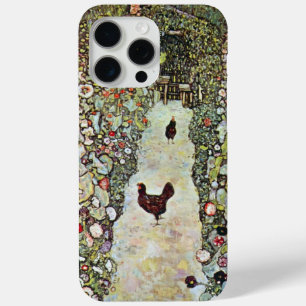 Gartenweg mit Hühnern, Gustav Klimt, Jugendstil Case-Mate iPhone Hülle