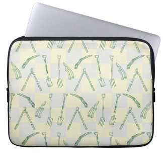 Gartenwerkzeuge Muster Laptopschutzhülle