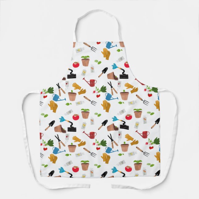 Gartenwerkzeuge Pflanze Gardener Kinderzimmer Must Schürze (Vorderseite)