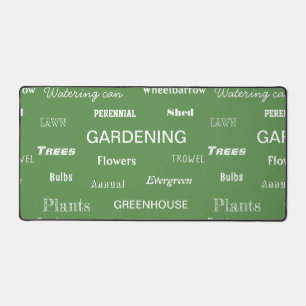 Gartenwörter Muster Grün Modernes gartenthemes Des Schreibtischunterlage