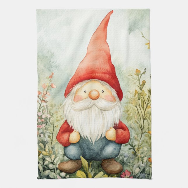 Gartenzwerg Geschirrtuch (Vertikal)