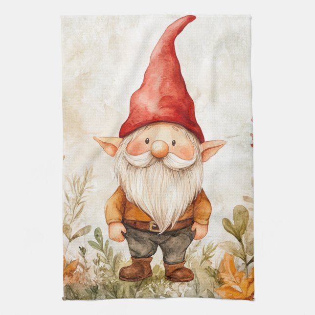 Gartenzwerg Geschirrtuch (Vertikal)