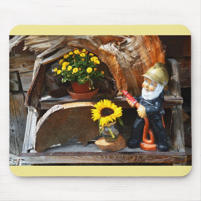 Gartenzwerg Mousepad (Vorne)