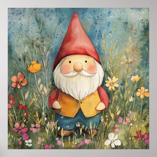 Gartenzwerg Poster (Vorne)