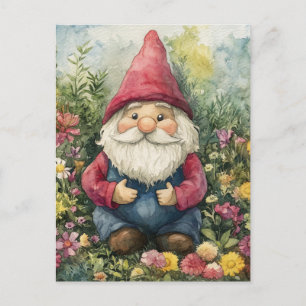 Gartenzwerg Postkarte