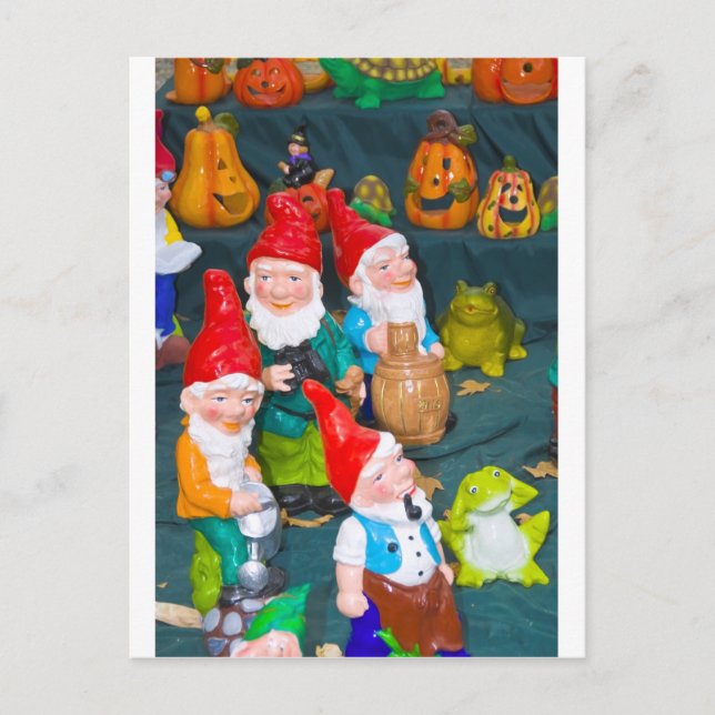 Gartenzwerg Postkarte (Vorderseite)
