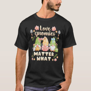 Gartenzwerge mit Blumen kleine Gartengestalter T-Shirt