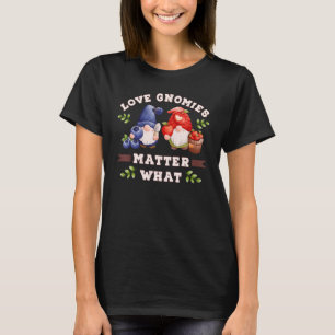 Gartenzwerge Zwerge mit Blaubeeren und Äpfeln T-Shirt