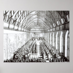 Garter Fest der Souverän und der Ritter Poster