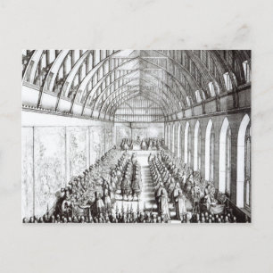 Garter Fest der Souverän und der Ritter Postkarte