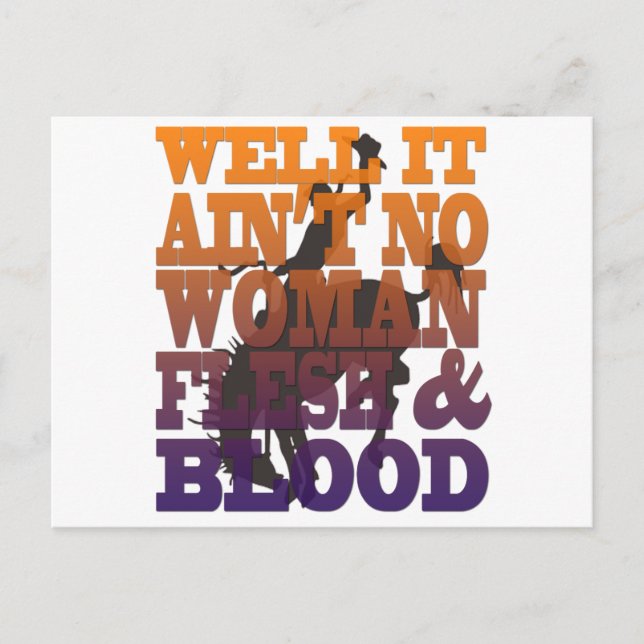 Garth Brooks ~ Rodeo Postkarte (Vorderseite)