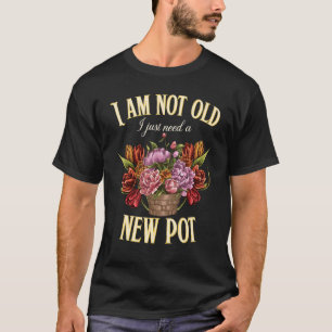 Gärtner 50. & 60. Geburtstagsfeier Blumen P T-Shirt