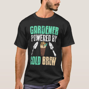 Gärtner angetrieben von kaltem Kaffee cool vintage T-Shirt