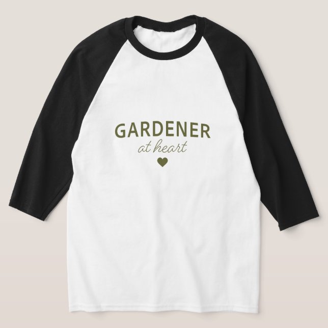 GÄRTNER AUS LEIDENSCHAFT - Dunkles Grünes Shirt Hu (Ablage )
