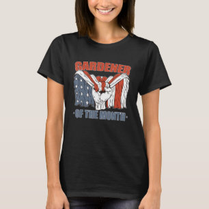 Gärtner des Monats Männer Gartenbau Anerkennung T-Shirt