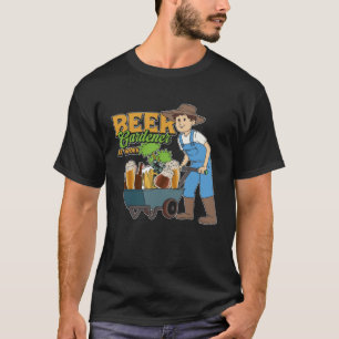 Gärtner Garten Pflanzen Blumen Gärtnerei Bier T-Shirt