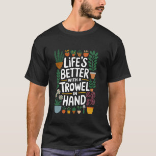 Gärtner Gartengestaltung für Pflanzenliebhaber Grü T-Shirt