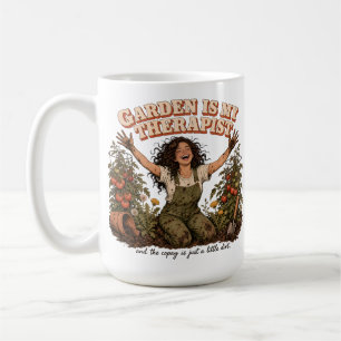Gärtner Geschenk im Vintage-Stil für den Garten Kaffeetasse