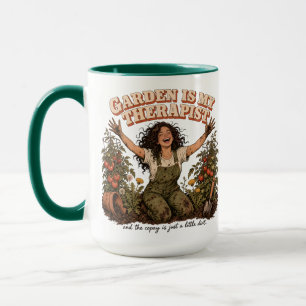 Gärtner Geschenk im Vintage-Stil für den Garten Tasse