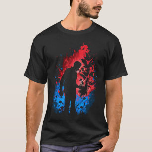 Gärtner Landschaftsgärtner Flammen Retro-Garten Wo T-Shirt