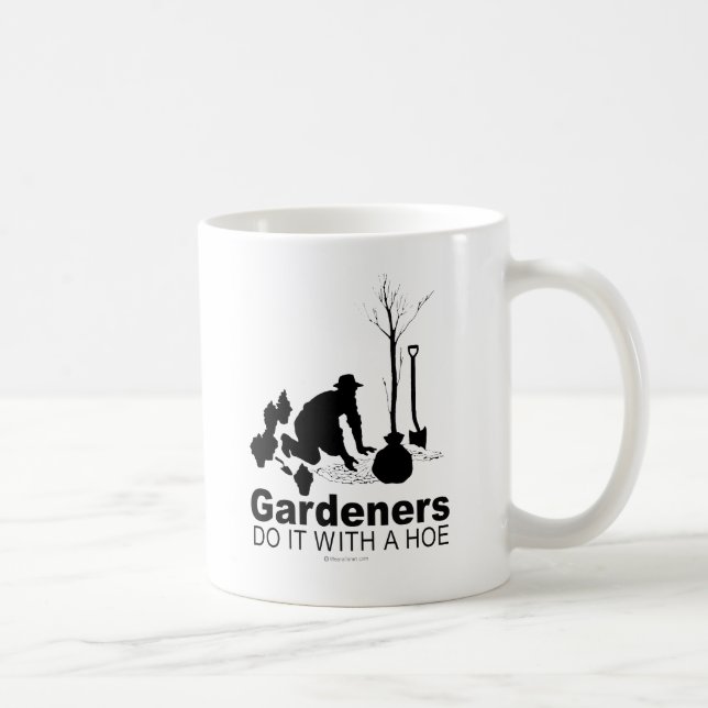 Gärtner machen das mit einem Huf Tasse (Rechts)