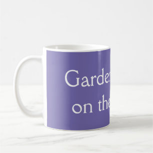 Gärtner machen es auf Knien Kaffeetasse