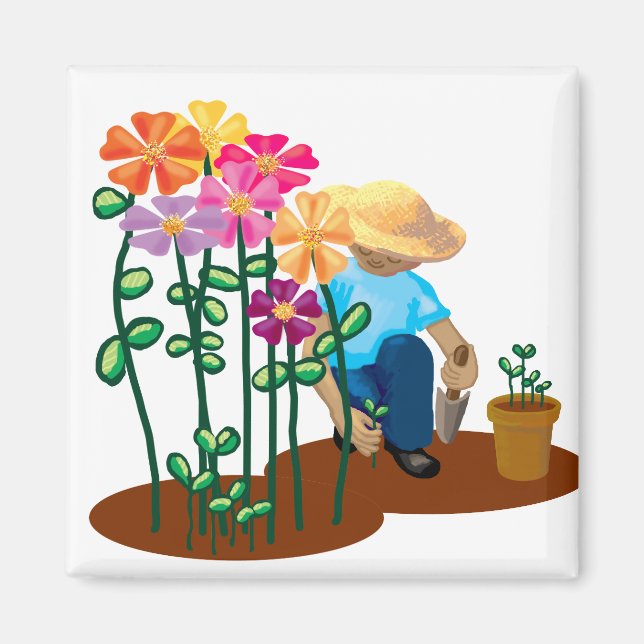 Gärtner Magnet (Vorne)