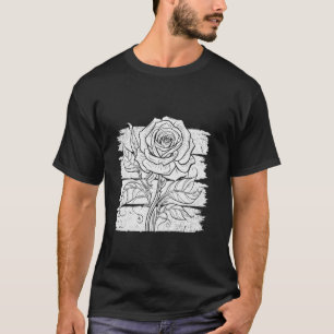 Gärtner ROSEN Retro Rosen Garten Lustige Rosen T-Shirt