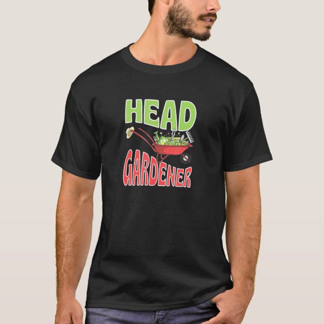 Gärtner Süße Sommer Schubkarre Gemüse Ga T-Shirt (Vorderseite)