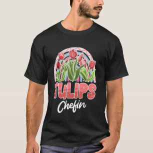 Gärtner TULPEN CHEFIN Tulpen Garten Lustige Tulpen T-Shirt