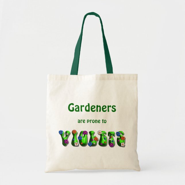 Gärtner u. Veilchen - Budget-Tasche Tragetasche (Vorne)