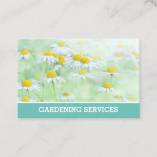 Gärtner- und Gartendienstleistungen Calling Card. Visitenkarte