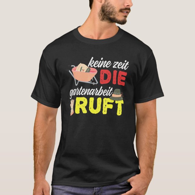 Gärtner und Gartengestaltung für Hobbygärtner T-Shirt (Vorderseite)