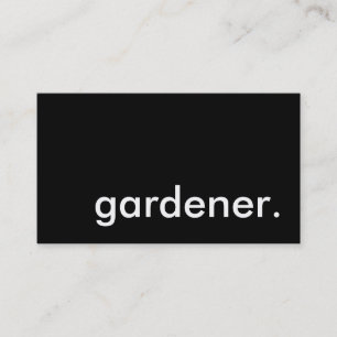 Gärtner Visitenkarte