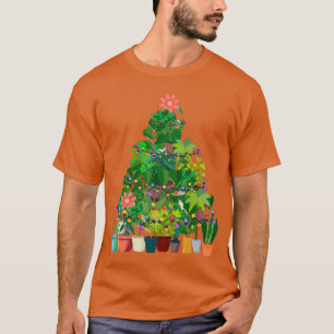 Gärtnerei Topfpflanze Weihnachtsbaum Familie T-Shirt