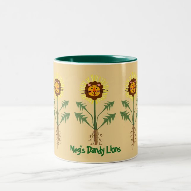 Gärtnergeschenk-Tasse Zweifarbige Tasse (Mittel)