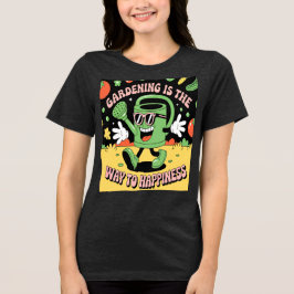 Gärtnerglück Wasserversorgung kann Tri-Blend Shirt