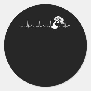 Gärtnerin botanistisch Gartenbauer Bonsai Gartenba Runder Aufkleber