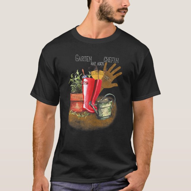 Gärtnerin hat Bierpause Vintage T-Shirt (Vorderseite)