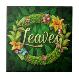 Gärtnerisch Inspiriert Blumendesign Fliese