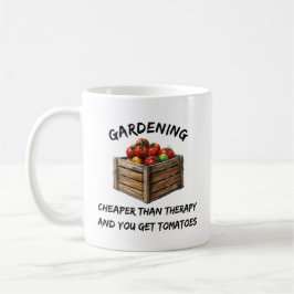 Gärtnern billiger als Therapie | Funny Gardens Kaffeetasse