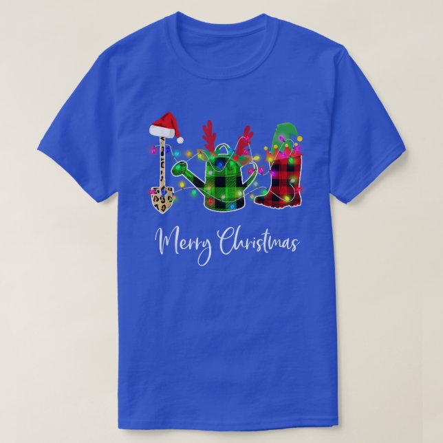 Gärtnern Frohe Weihnachten Shirt T - Shirt (Design vorne)