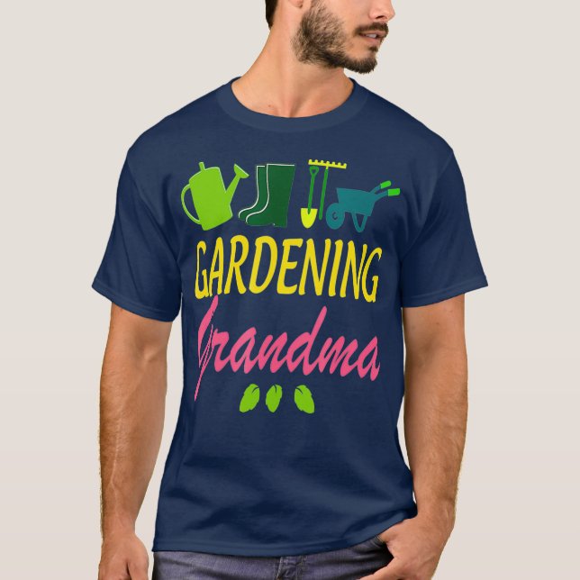 Gärtnern Oma bezaubernde Gartenliebhaber für T-Shirt (Vorderseite)
